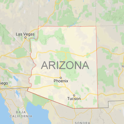 Arizona state map