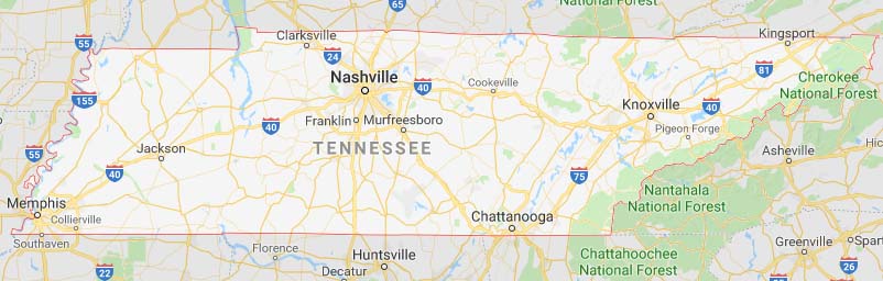 Tennessee state map